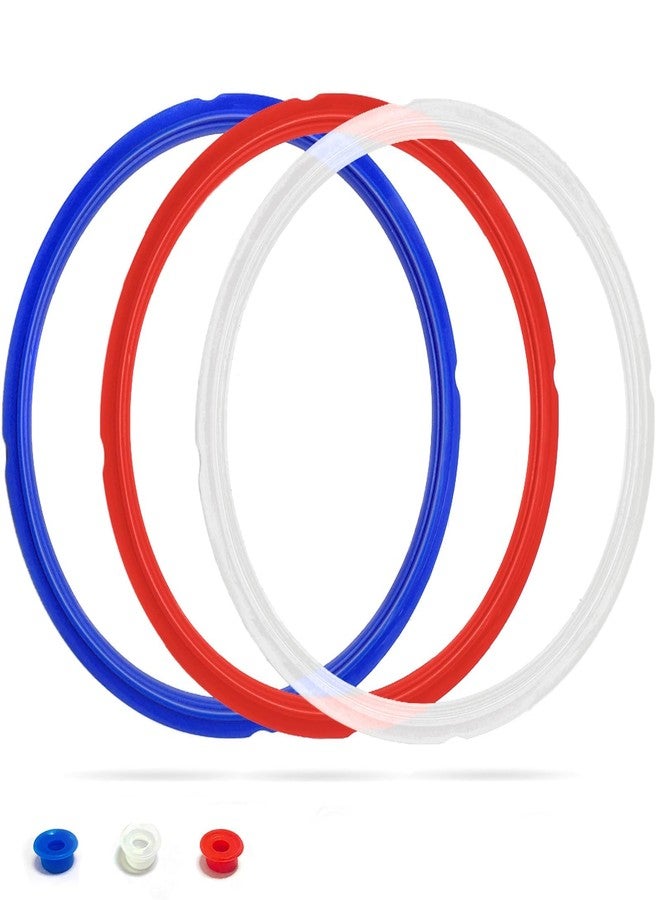 Buildcon 3 Pcs Instant Pot Accessories, Pressure Cooker Gasket for Instant Pot, Cooker Combo,Seal Ring Replacement - Image 1